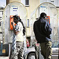 עובדים זרים בתל אביב צילום: ריאן