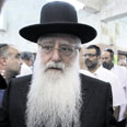 הרב חיים פינטו. עובדה שלא נפלו רקטות בעיר צילום: צפריר אביוב