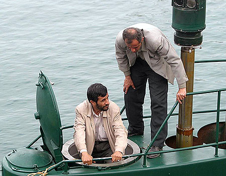 Image result for iranian ghadir submarine ahmadinejad
