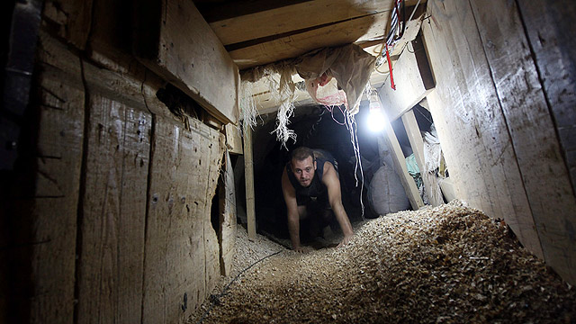 Hamas tunnel in Rafah, Gaza (Photo: EPA)