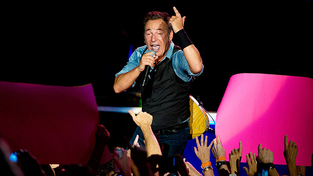 Bruce Springsteen. On his way to Tel Aviv? (Photo: AFP)