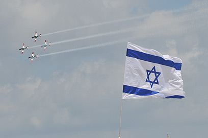 הזרוע הארוכה של ישראל: מטס חיל האוויר (צילום: ירון ברנר)