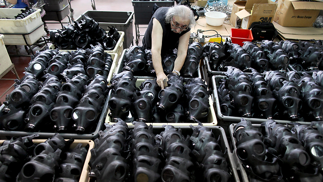Factory to manufacture gas masks (Photo: EPA/File)
