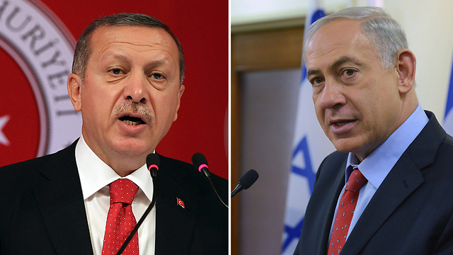 Erdogan and Netanyahu. Turkey and Israel are very close to finalizing their reconciliation deal. (Photo: AP, Kobi Gideon/GPO) (Photo: AP, Kobi Gideon/GPO)