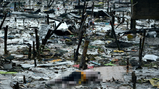 נזקי האסון. חשש ממגפות (צילום: AFP)