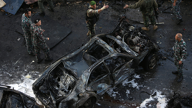 Security personnel on the scene (Photo: AP)