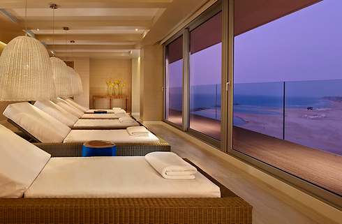 The spa at the Ritz Carlton Herzliya (Photo: Asaf Pinchuk)