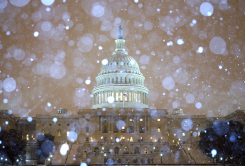 גבעת הקפיטול, וושינגטון (צילום: AFP)