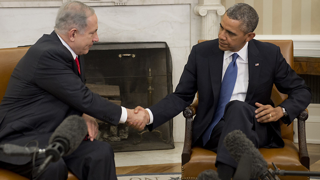 Relations that have seen ups and downs. Netanyahu and Obama at White House (Photo: AFP)