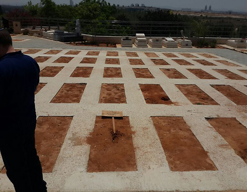 The burial plots where the teens will be laid to rest (Photo: Motti Kimchi) 