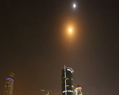 Interception above Tel Aviv (Photo: Yaron Brenner)