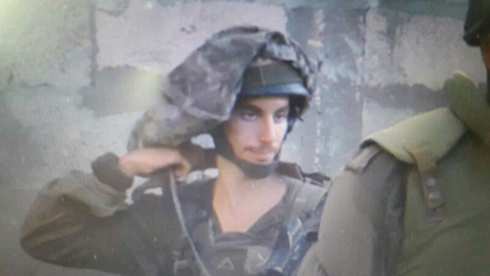 Hadar Goldin during Operation Protective Edge (Photo: Yoav Zitun)