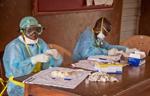 Medical team in Sierra Leone (Photo: AP)