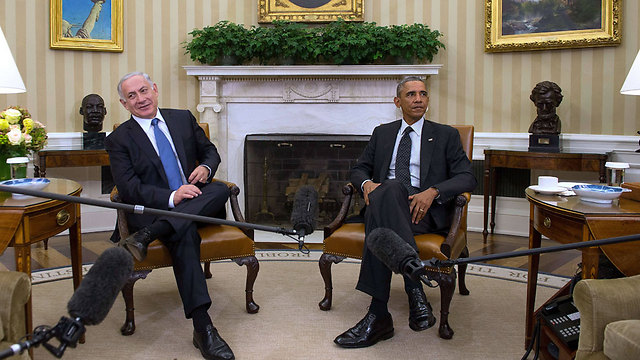 Revealing body language. Obama and Netanyahu meeting last year at the White House. (Photo: AFP)