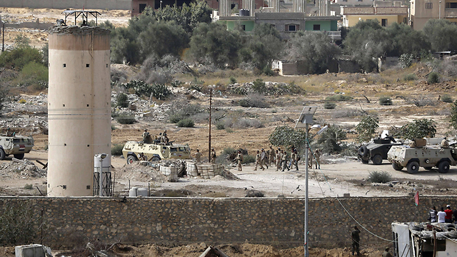 The Sinai-Gaza border (Photo: AFP)