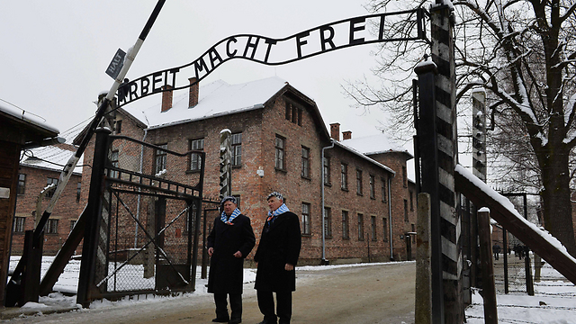 Holocaust survivors at ceremony marking 70 years to the liberation of Auschwitz (Photo: AFP)