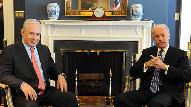 Netanyahu and Biden meet in Washington in 2011 (Photo: GPO)