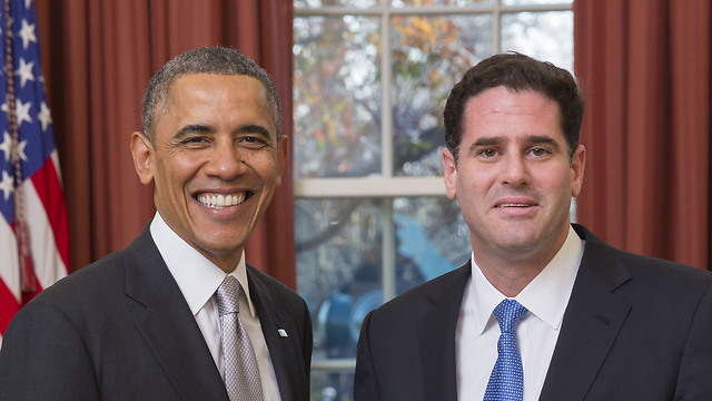 US President Barack Obama with Israeli Ambassador to the US Ron Dermer (Photo: The White House)