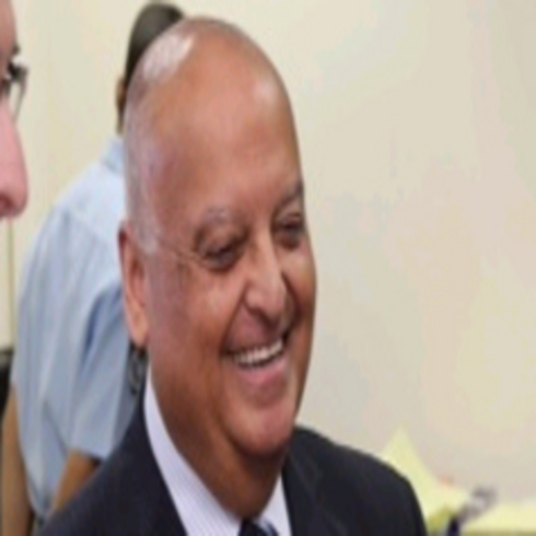 Richter Salim Joubran. Vorsitzender des Panels, das Moshe Katsav ins Gefängnis schickte.
