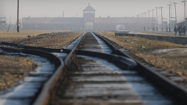 Train tracks outside the Auschwitz Nazi death camp (Photo: AP)