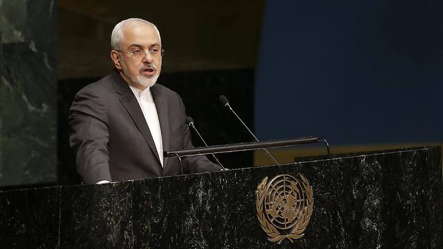 Zarif at the UN. (Photo: EPA)