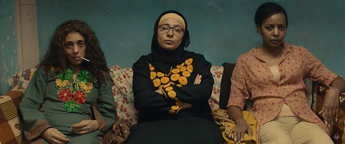 Actors in the Palestinian film 'Degrade' 