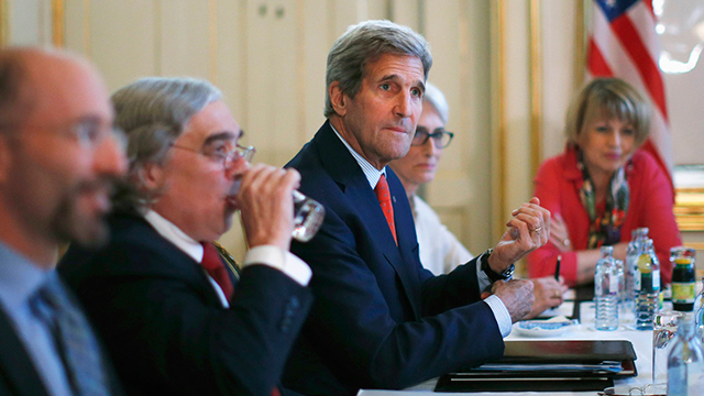 John Kerry at the talks (Photo:AP)