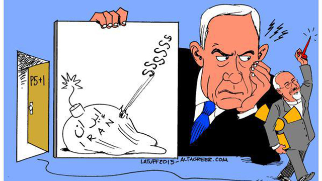 A caricature by Carlos Latuf, one of Israel's greatest detractors.