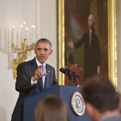 US President Barack Obama at a White House press conference after the Iran agreement (Photo: AFP)
