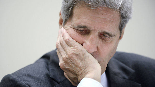 Kerry during the House of Representatives Foreign Affairs Committee hearing (Photo: AFP)