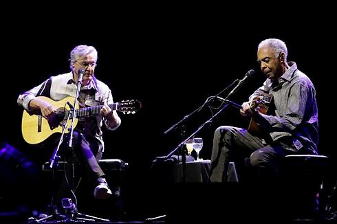 Caetano Veloso and Gilberto Gil's performance in Israel in July (Photo: Yaron Brener)  