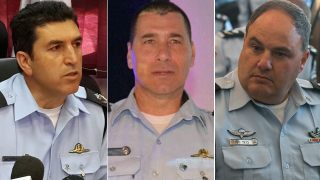 L to R: Halevy, Dvir, and Sau (Photos: Israel Police, Ohad Zwigenberg, Roee Idan)