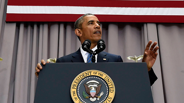 Obama speaking at American University on Wednesday (Photo: AP)