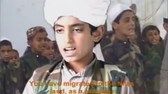 Hamza bin Laden in an undated video.
