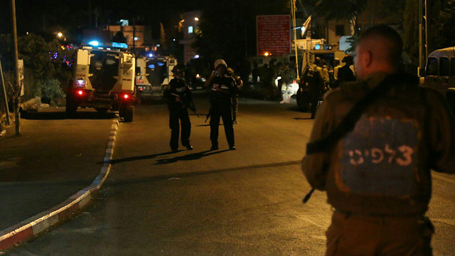 Security forces respond to attack (Photo: Hillel Meir/Tazpit News Agency)