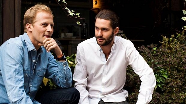 Phil Winser and Ben Towill from The Fat Radish in New York. (Photo: Round Tables by American Express)