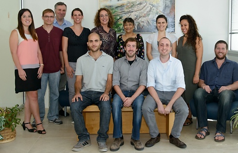 The team of students from Ben-Gurion University (Photo: Danny Michlis)
