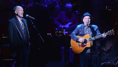 Paul Simon and Sting. Which one doesn't want to come to Israel? (Photo: Getty Images)