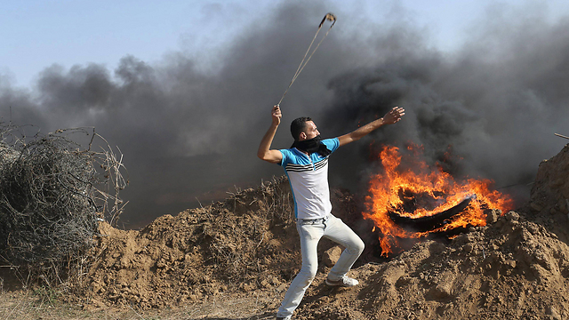 The violent clashes on the Gaza border (Photo: Reuters)