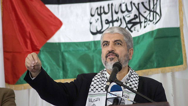 Hamas's political leader, Khaled Meshaal (Photo: AFP)
