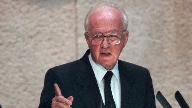 Rabin. The concern for its future and the future of the next generation affected his every move (Photo: EPA)