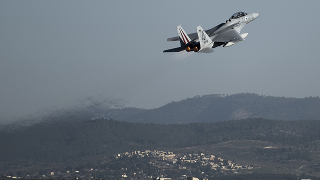 IAF plane exercising (Photo: IDF spokesperson)