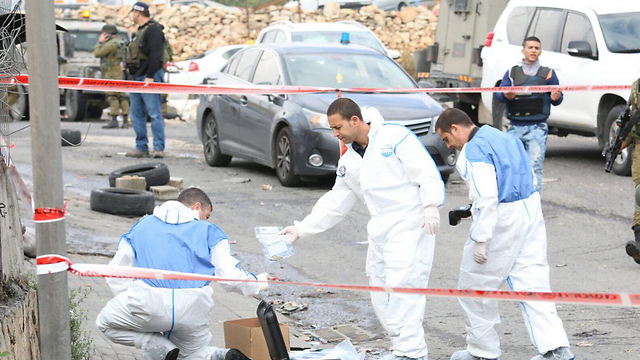 The scene of the shooting (Photo: Hilel Meyer, TPS)