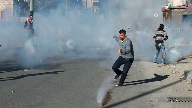 Clashes between Palestinians and the IDF in Bethlehem (Photo: Reuters)