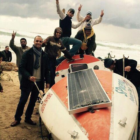 The fishermen with the Chinese man's boat