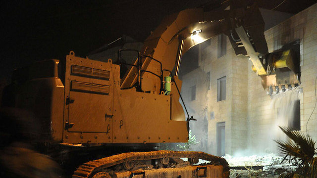 Demolition of terrorist's home in Jabel Mukaber