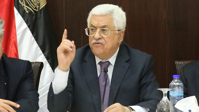 Mahmoud Abbas in Ramallah (Photo:Ofer Meir)