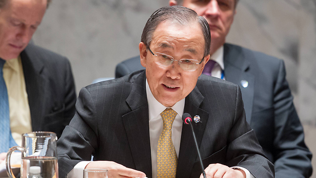 UN Secretary-General Ban Ki-moon speaking to the UN Security Council (Photo: AFP)