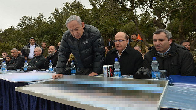 Bennett's discussion topic was not on the Cabinets agends during the meeting in the Golan Heights. (Photo: Kobi Gideon)
