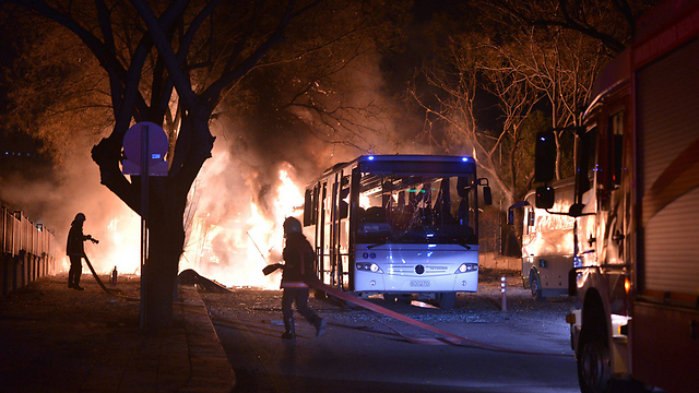 Scene of explosion in Ankara, Turkey (Photo: AFP)